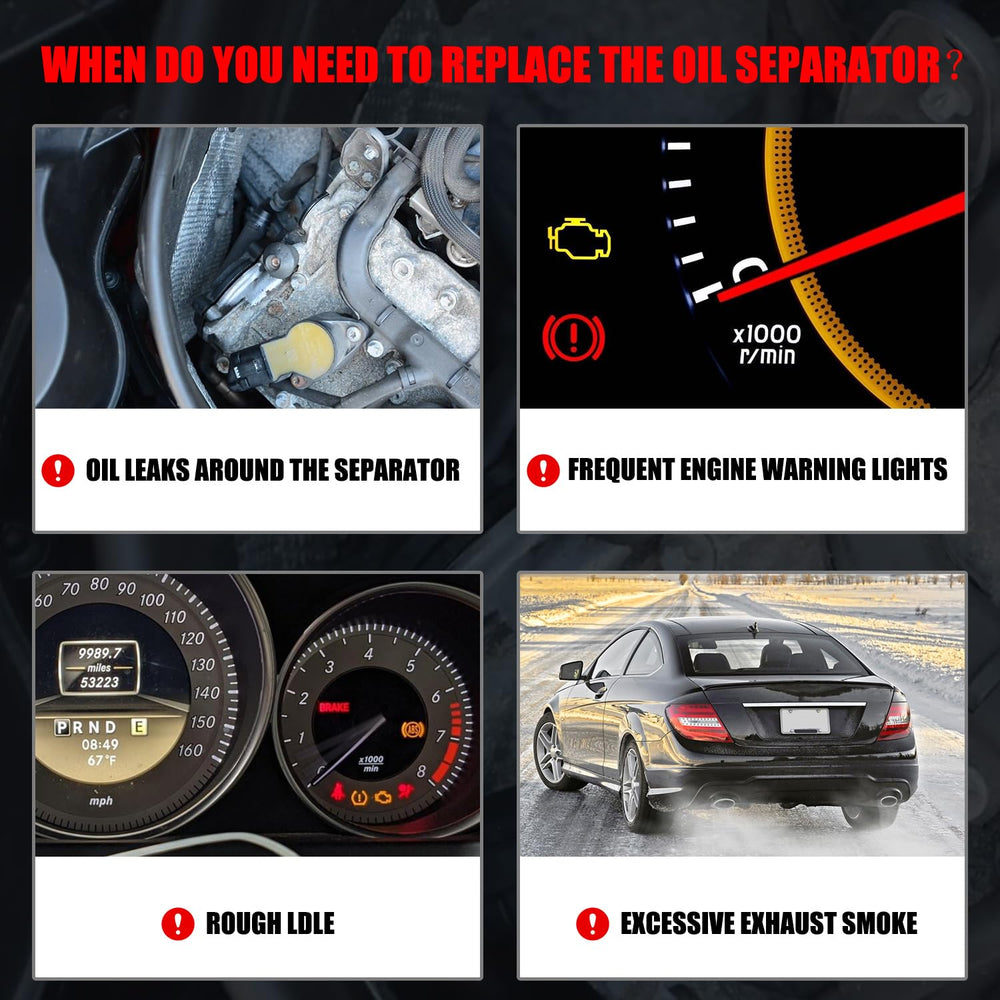 RANSOTO oil separator cover kit with all parts included.