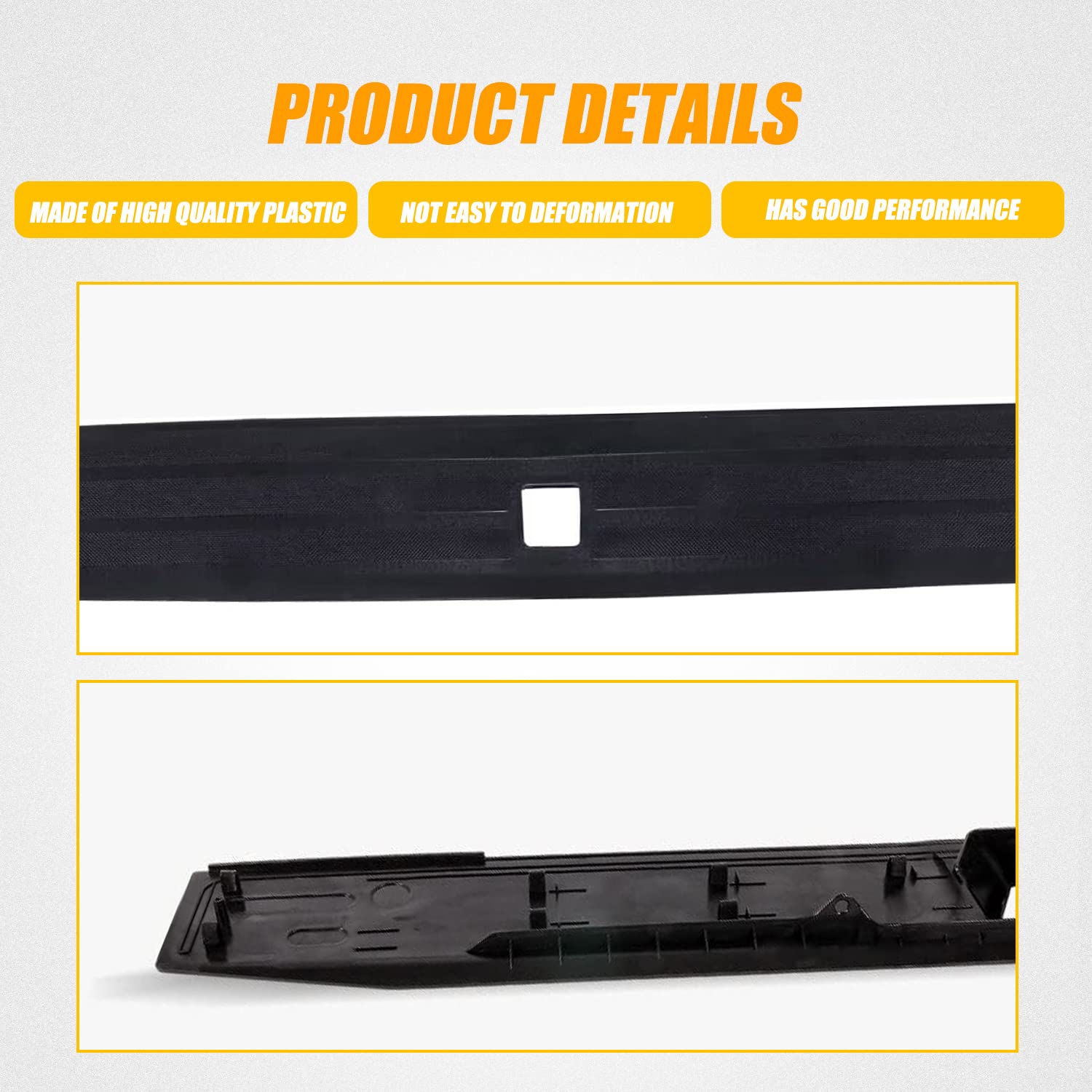 RANSOTO rear center spoiler protector adds sleek protection