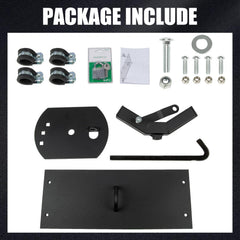 RANSOTO spare tire carrier with lock on roof rack for added security