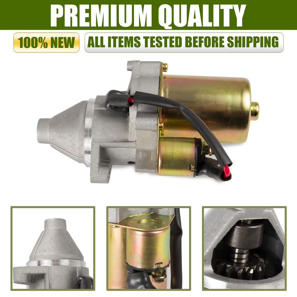 RANSOTO aluminum shell starter motor close-up