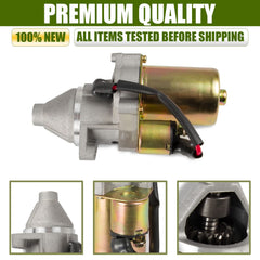 RANSOTO aluminum shell starter motor close-up