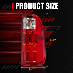 RANSOTO tail light for Ford F-350 right passenger side improves signaling clarity.