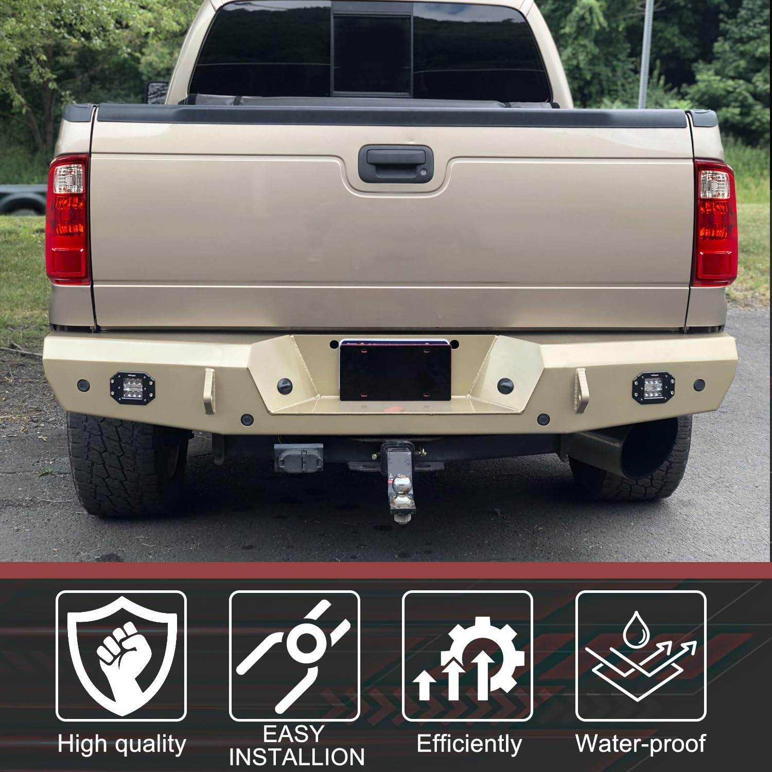 RANSOTO tail light lens detail demonstrates polycarbonate durability.