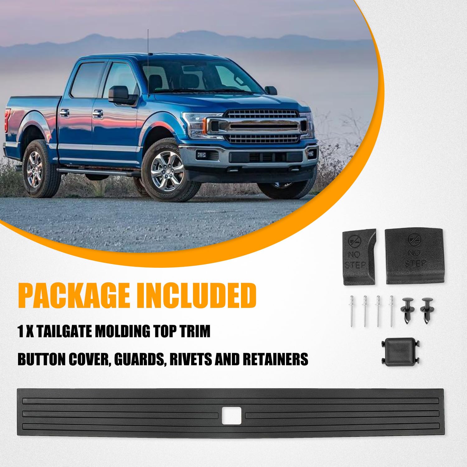 RANSOTO tailgate molding protection against dents and scratches during daily use.