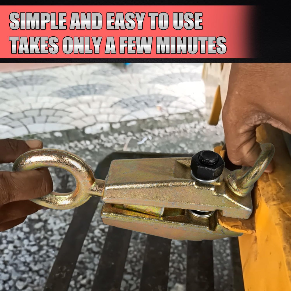 RANSOTO universal auto body tool for frame machines and pullers.