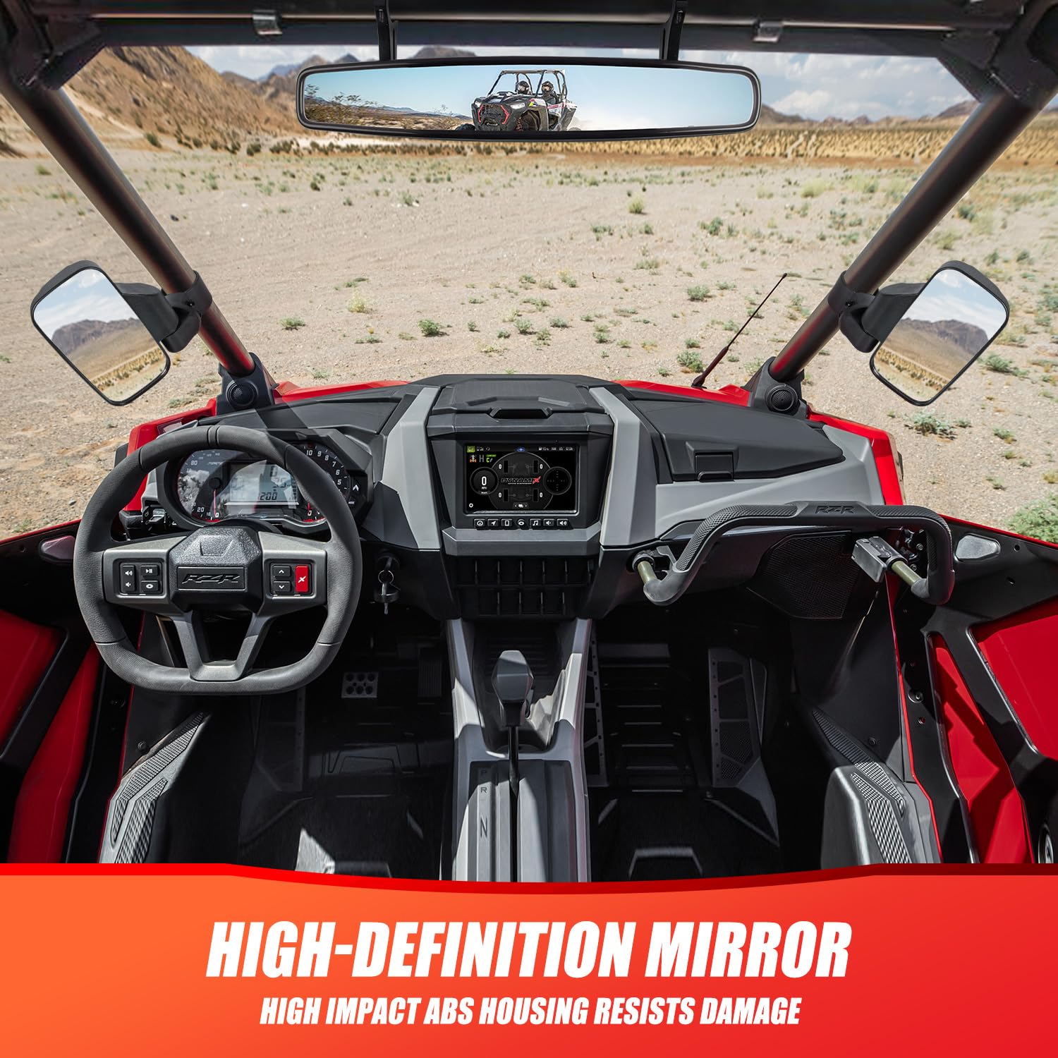 RANSOTO center mirror providing enhanced 360-degree visibility.