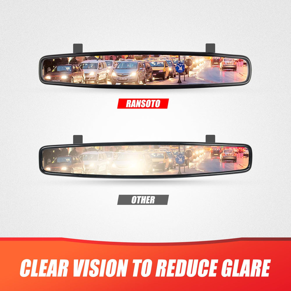 RANSOTO convex mirrors reduce blind spots on rough terrain.