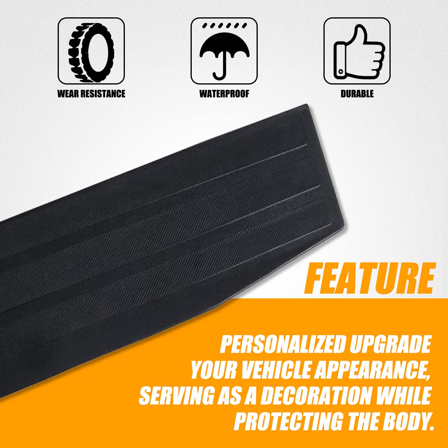 Weather-resistant ABS tailgate cap suitable for all conditions