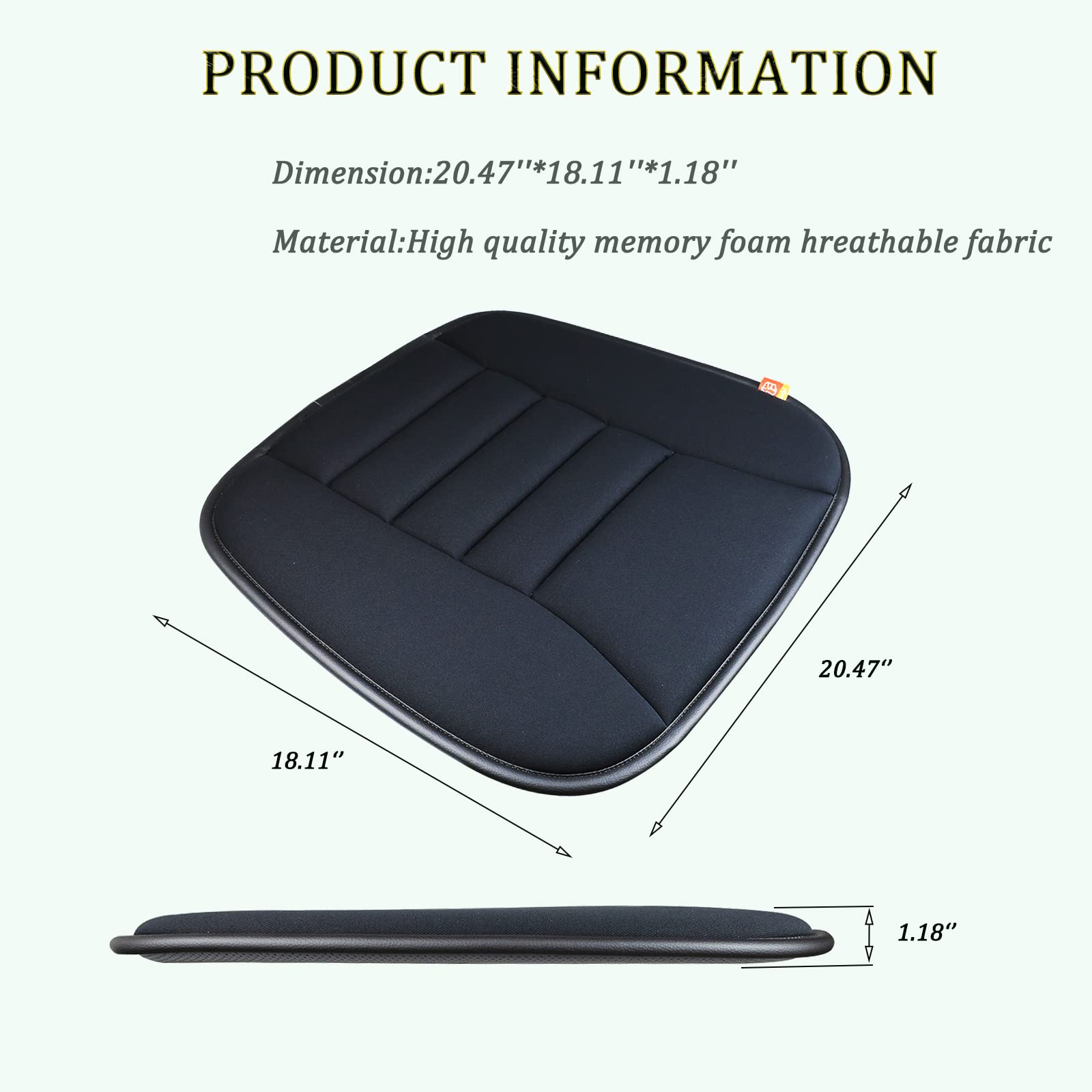 RaoRanDang lightweight, foldable cushion for easy transport.