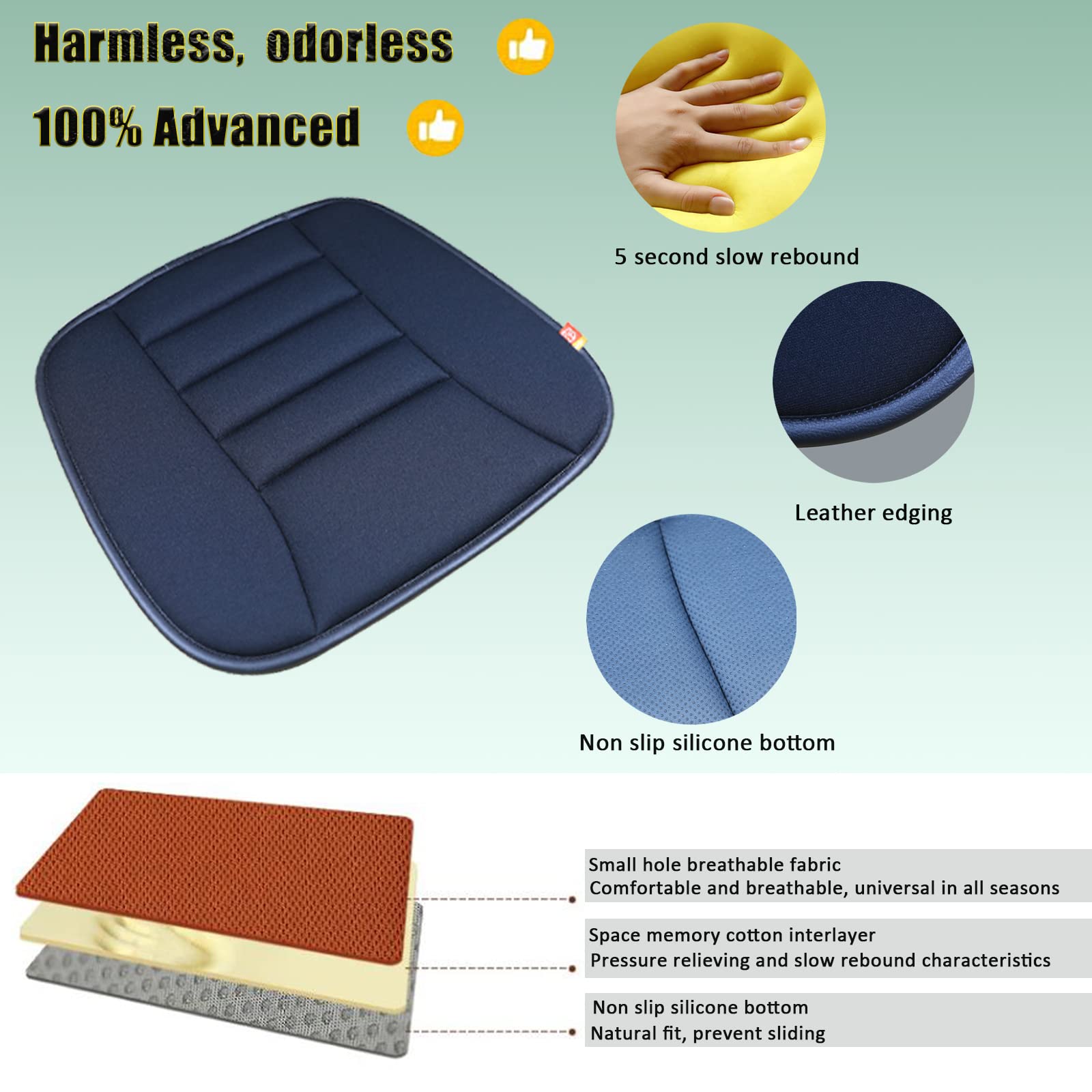 RaoRanDang memory-foam technology provides quick rebound and support.