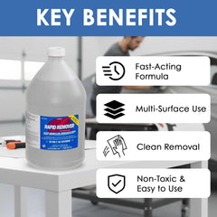 Professional installer uses Rapid Tac to remove vinyl graphics quickly.