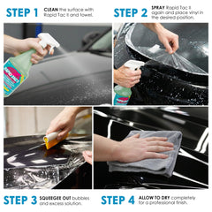 Rapid Tac II cold-weather use supports faster bonding in cooler conditions.