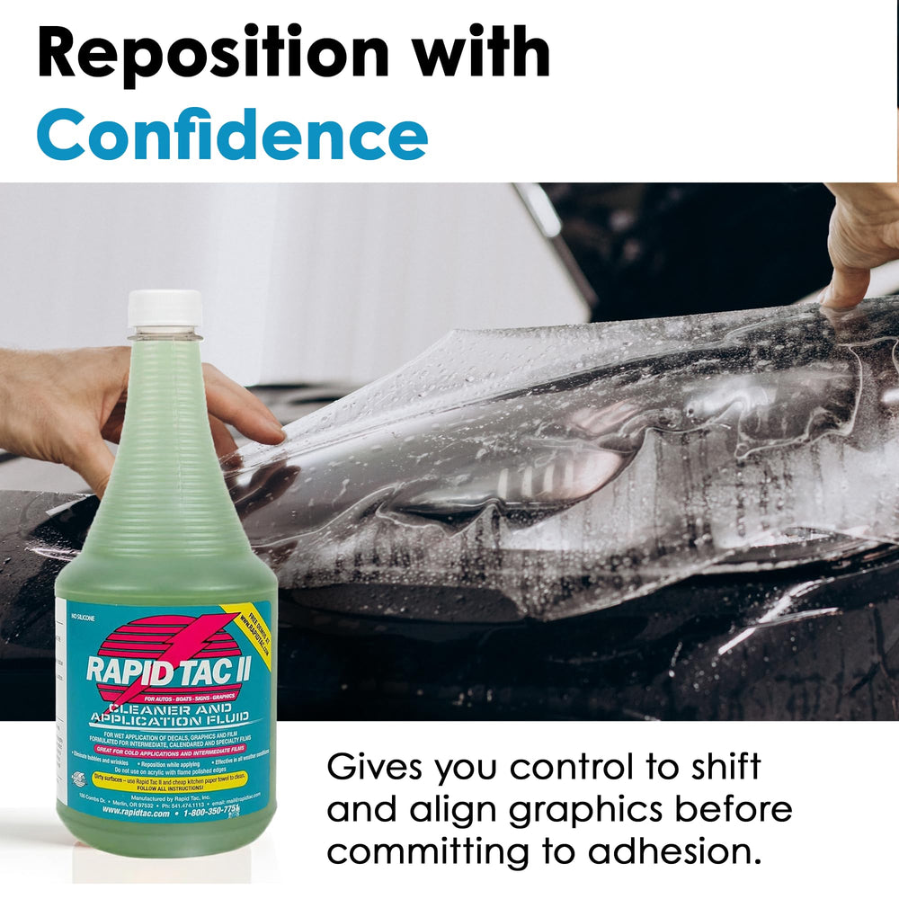 Rapid Tac II film compatibility handles a wide range of films for various jobs.