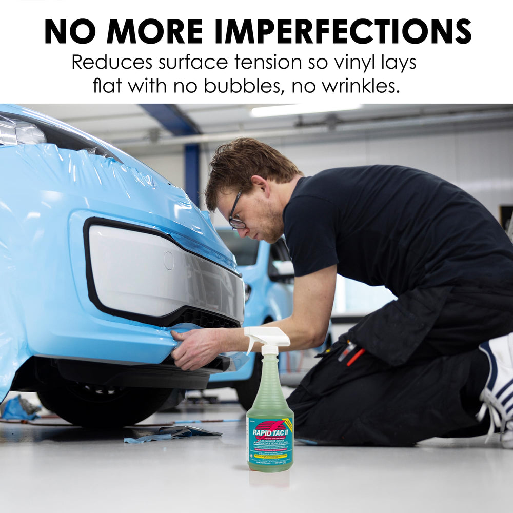 Rapid Tac II original-not-replacement warning guides proper use with premium films.