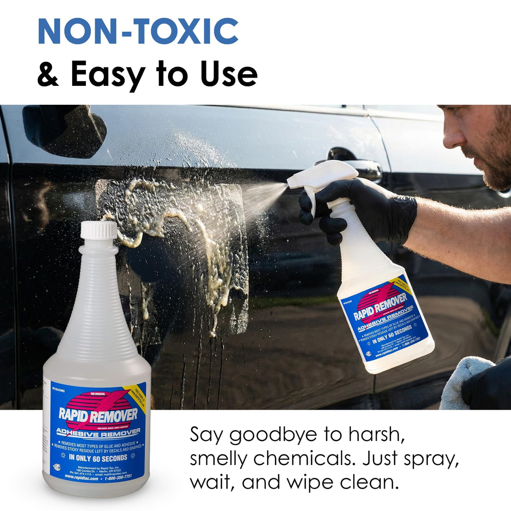 Rapid Tac professional installer use on vinyl wraps.