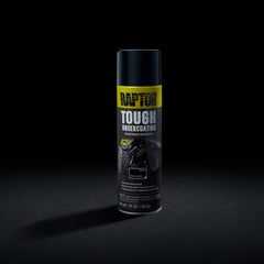 RAPTOR 1K Tough Undercoating textured finish after drying provides rugged protection.