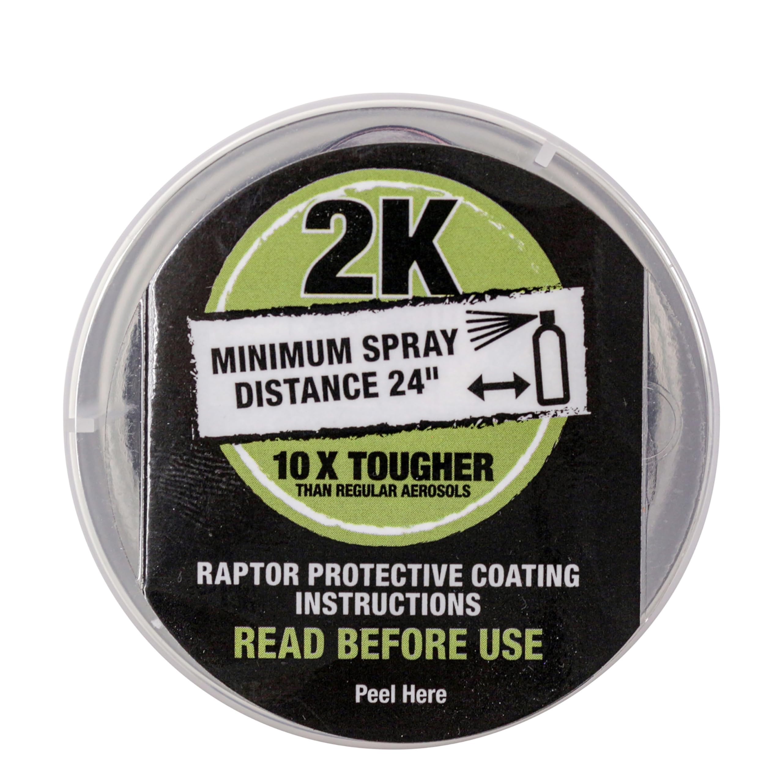 Raptor 2K Bedliner offers UV resistance and lasting durability.
