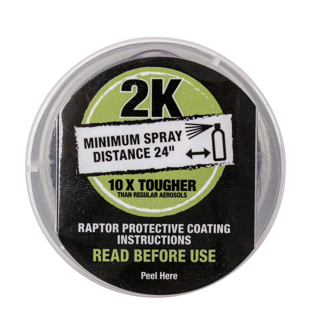 Raptor 2K Bedliner offers UV resistance and lasting durability.