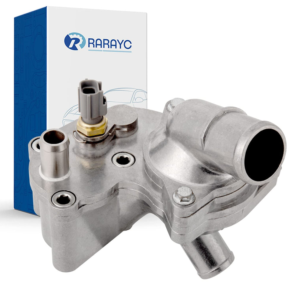 RARAYC aluminum thermostat housing kit for Ford Explorer 2002-2010, durable assembly view.
