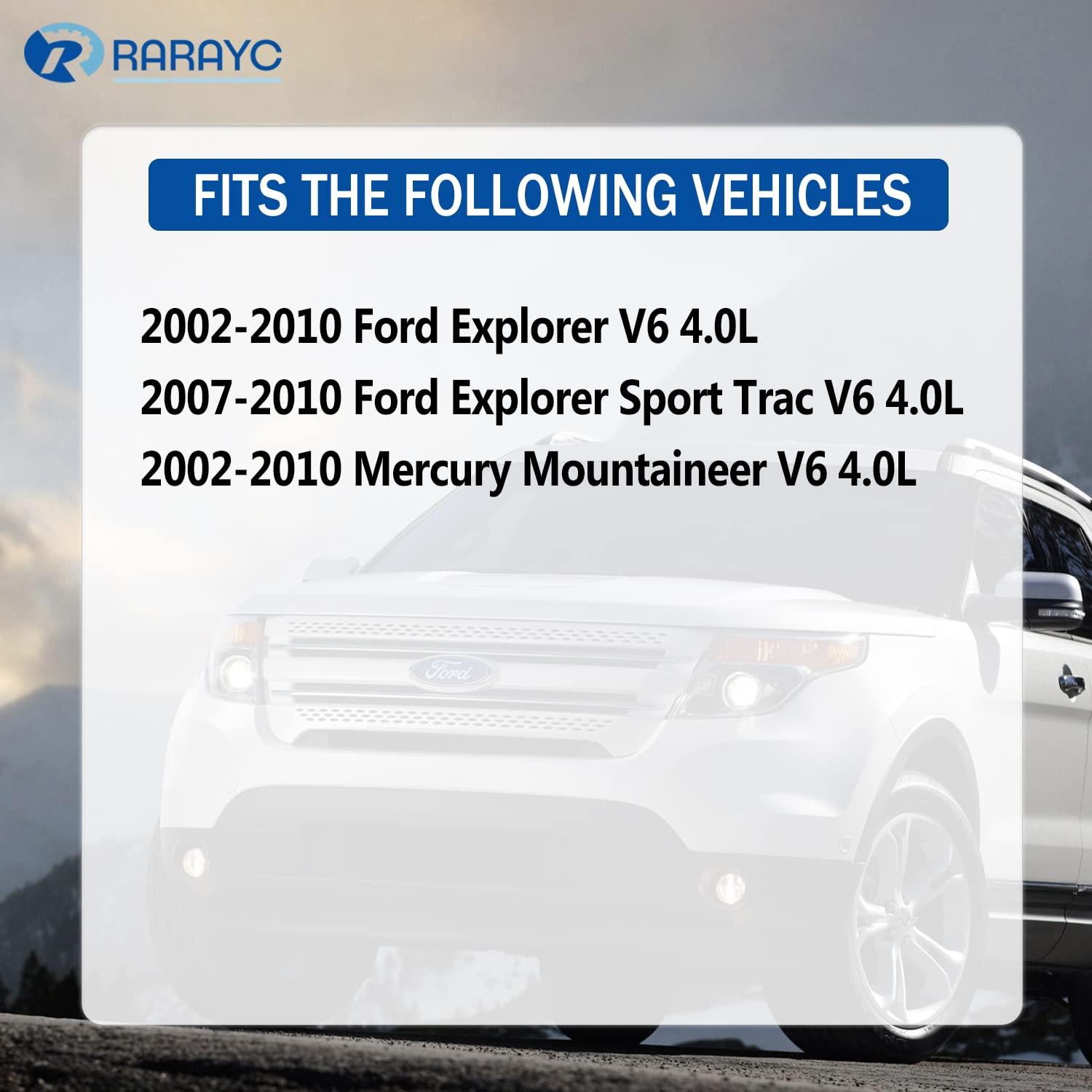 RARAYC thermostat housing kit for Mercury Mountaineer 2002-2010, under-hood upgrade.