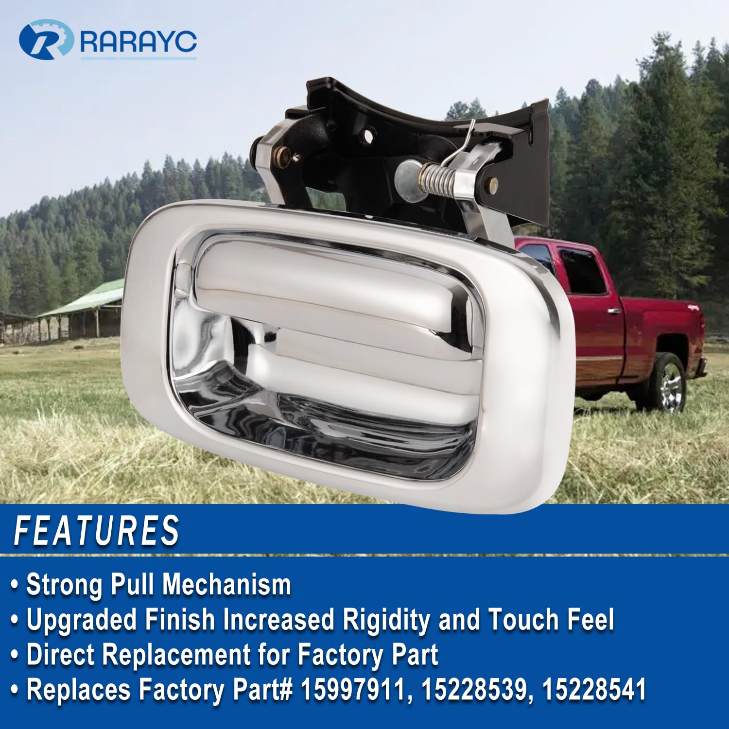 RARAYC chrome bezel side view highlighting corrosion resistance and sleek look