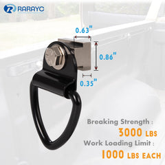 RARAYC bed rails compatibility with Toyota Tundra and Tacoma and other compatible pickups