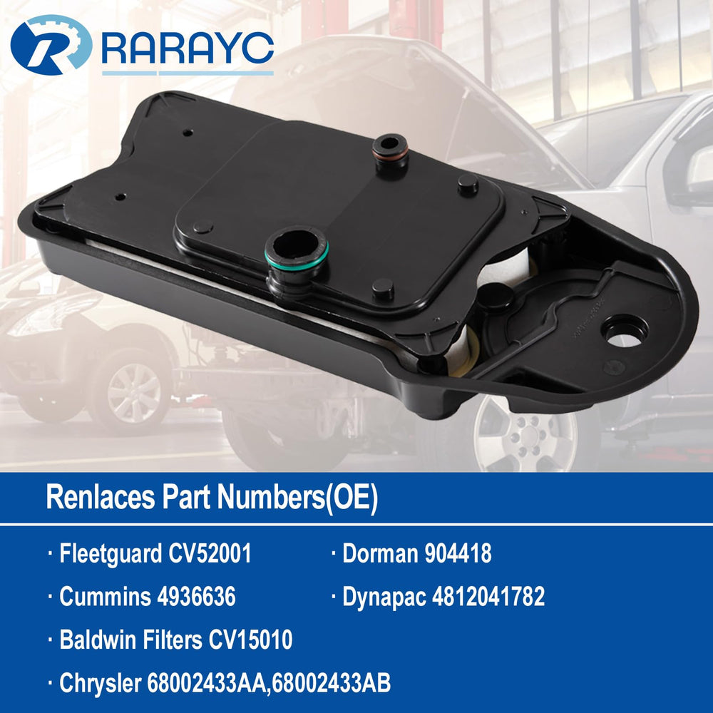 RARAYC crankcase breather filter kit for Ram 4500—maintains vent efficiency under heavy use.
