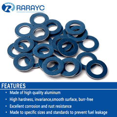 RARAYC easy-install crush washers help speed up oil changes.