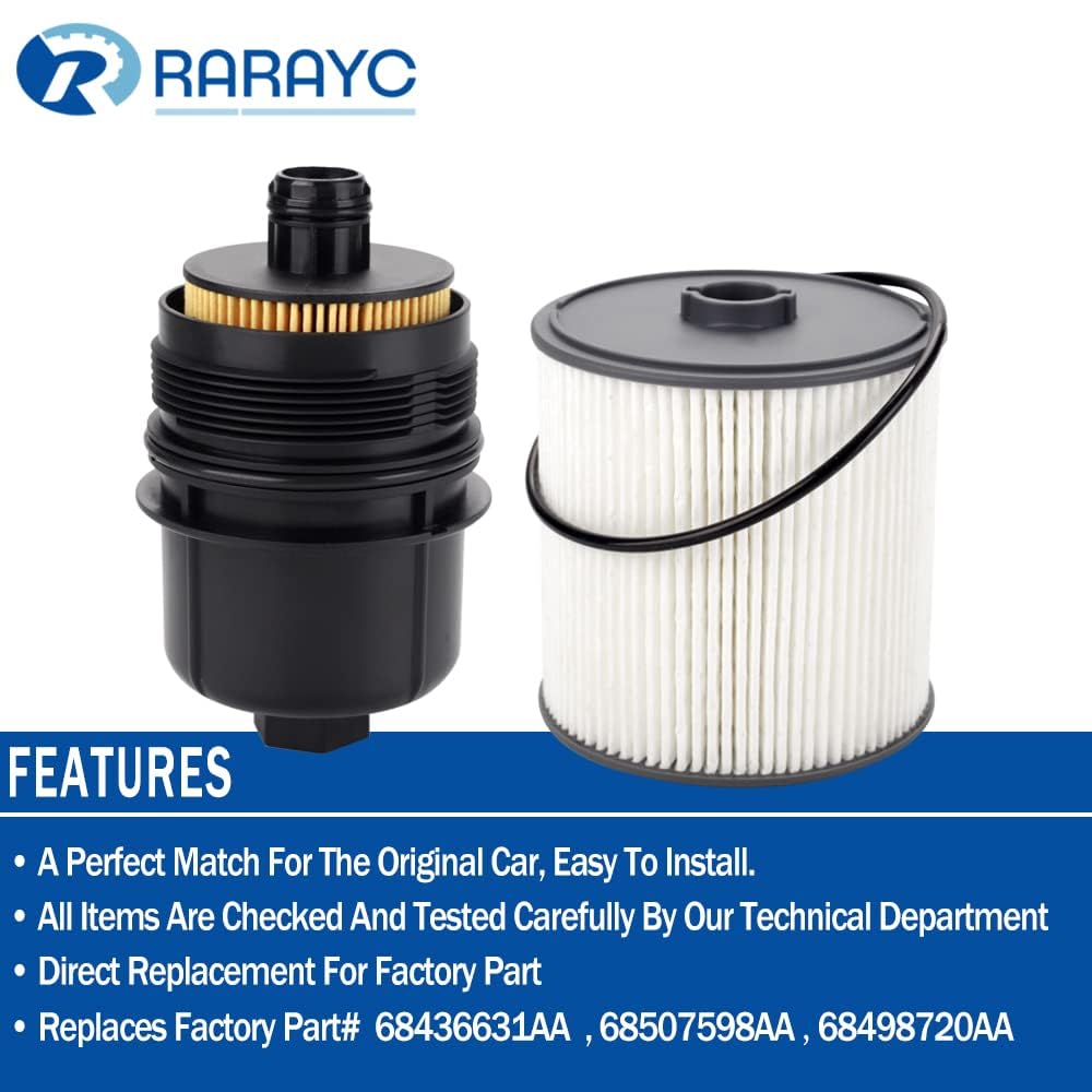 RARAYC Ecodiesel oil filter kit for Ram 1500 DT highlights simple installation steps