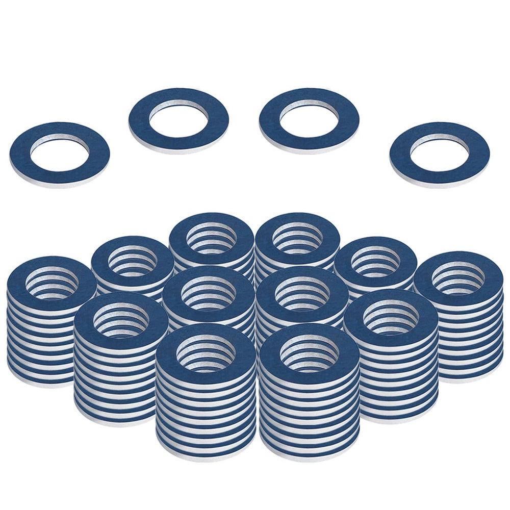 RARAYC oil drain plug washer set, 100 pcs, ready for easy engine maintenance.