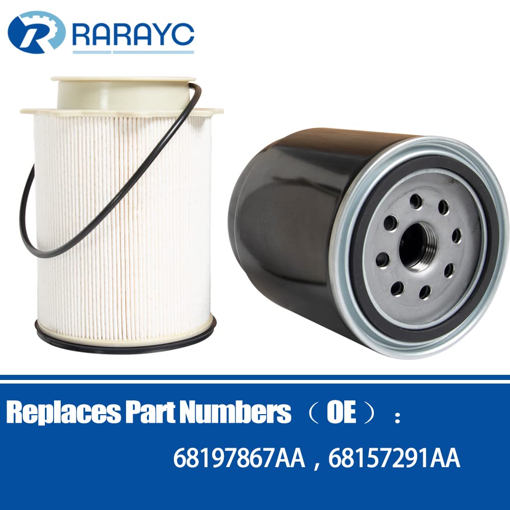 RARAYC replacement filters 68157291AA and 68065608AA for easy swap.