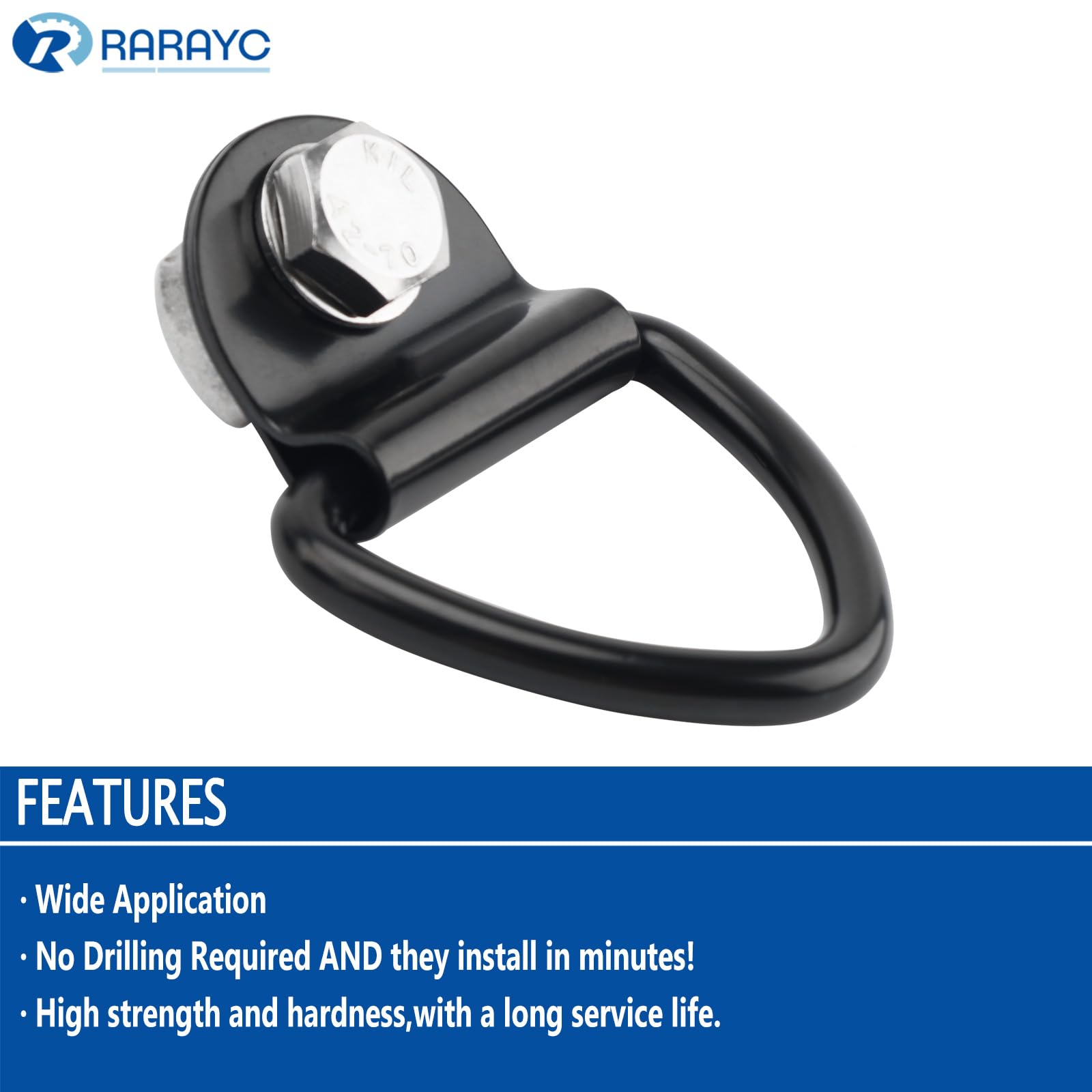 RARAYC rust-resistance finish close-up signals durable weather-ready hardware.