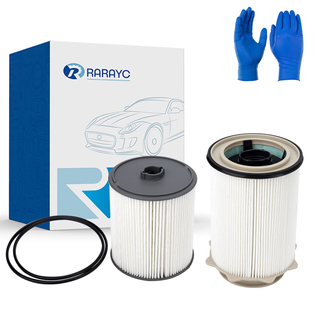 RARAYC upgrade 6.7L Cummins filter water separator showing enhanced fuel cleanliness and flow.
