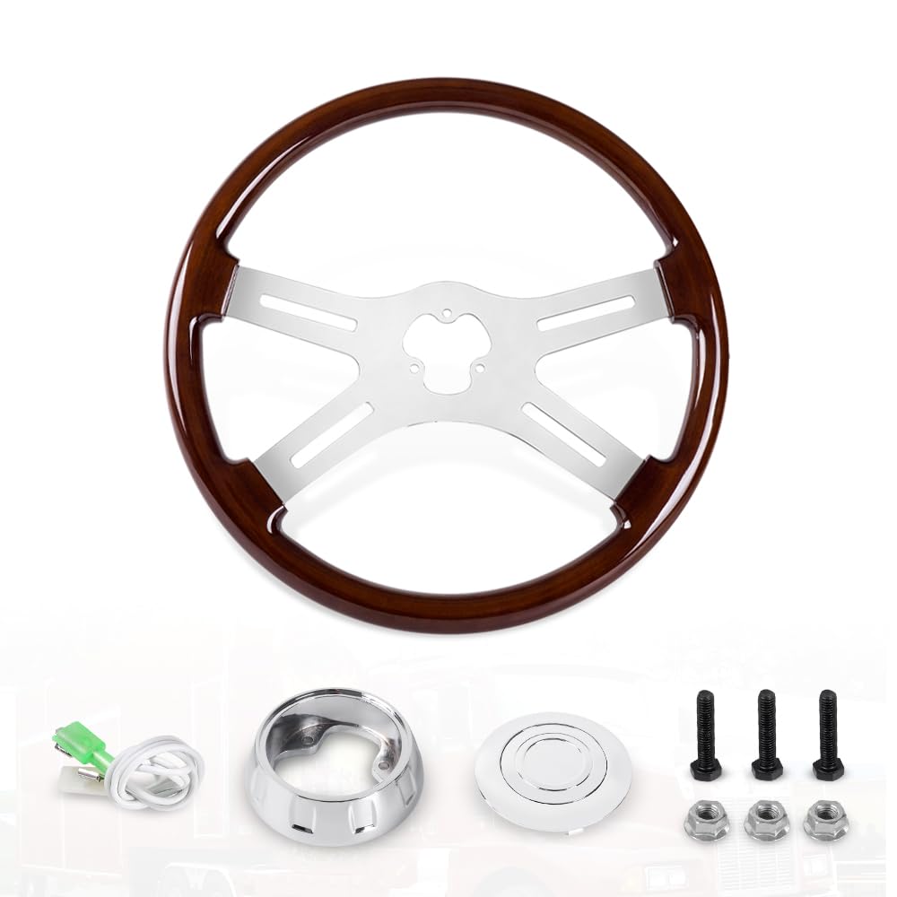 RASTP 4-spoke aluminum wood wheel for improved grip and durability