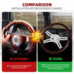 RASTP Peterbilt-compatible wheel provides comfortable control on long trips