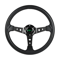 RASTP universal racing steering wheel front view with ergonomic grip for precise control
