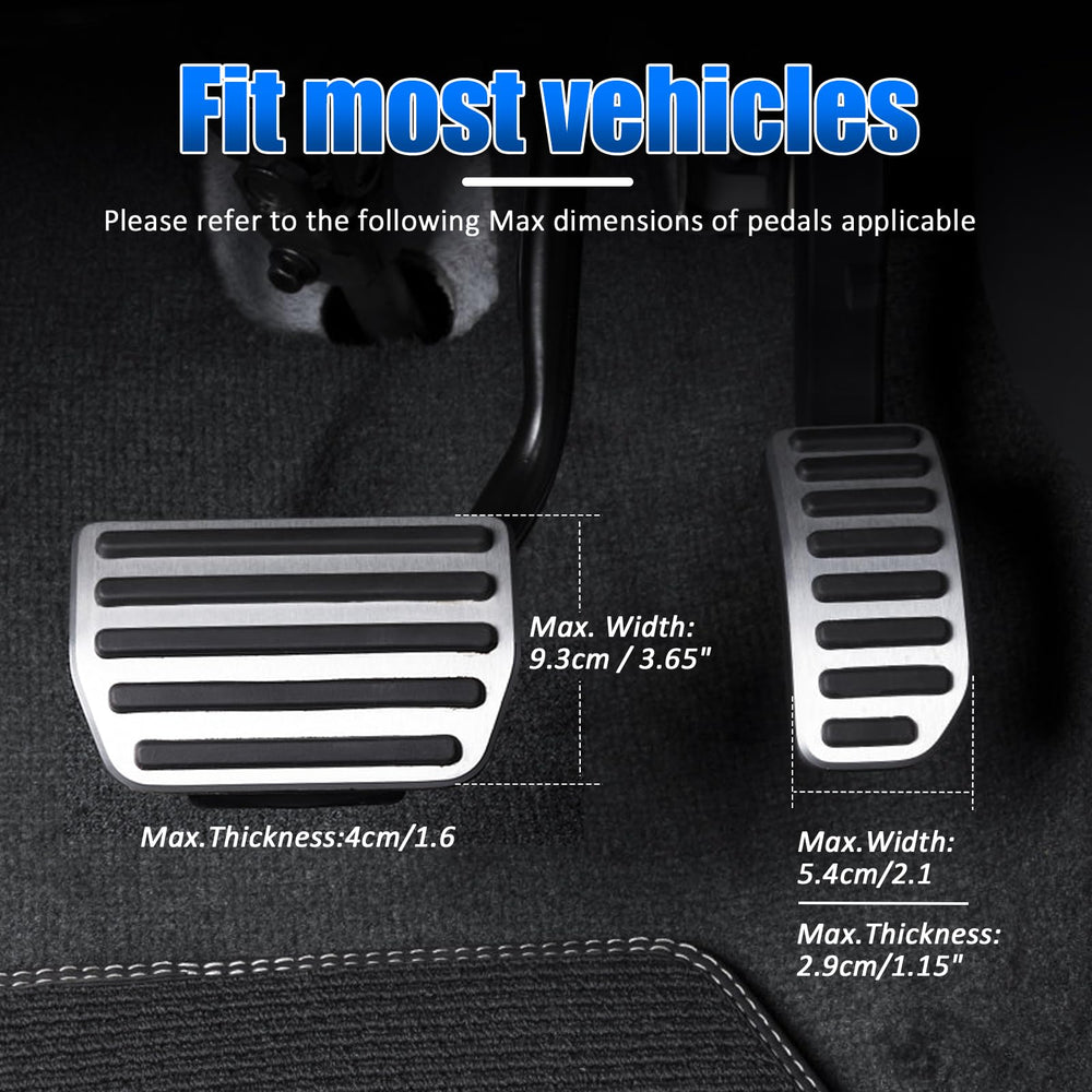 RAUMRIGGE brake pedal extender featuring anti-slip texture for confident control.