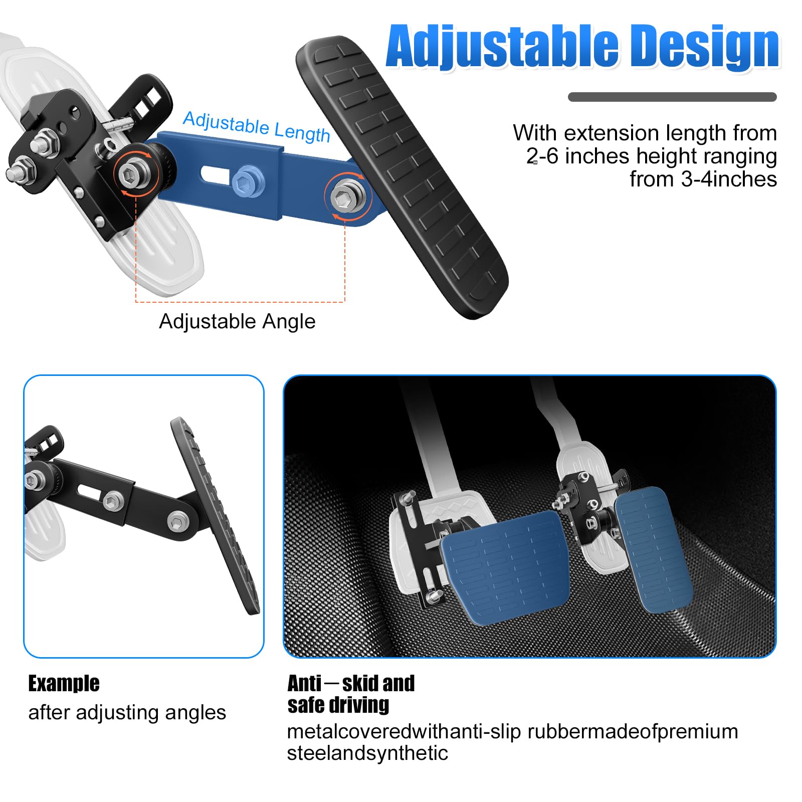 Universal-fit RAUMRIGGE extender showing non-slip surface grip.