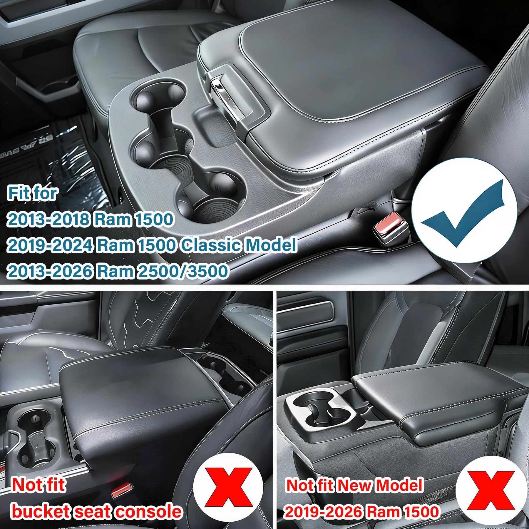RAVOTOM patent-design organizer docks securely into armrest cup holder