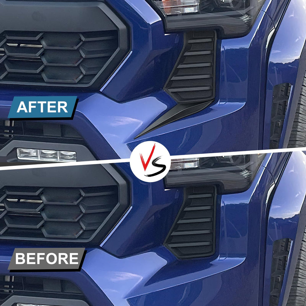RAVOTOM grille patch with black texture adds durable, weather-ready look to Tacoma.
