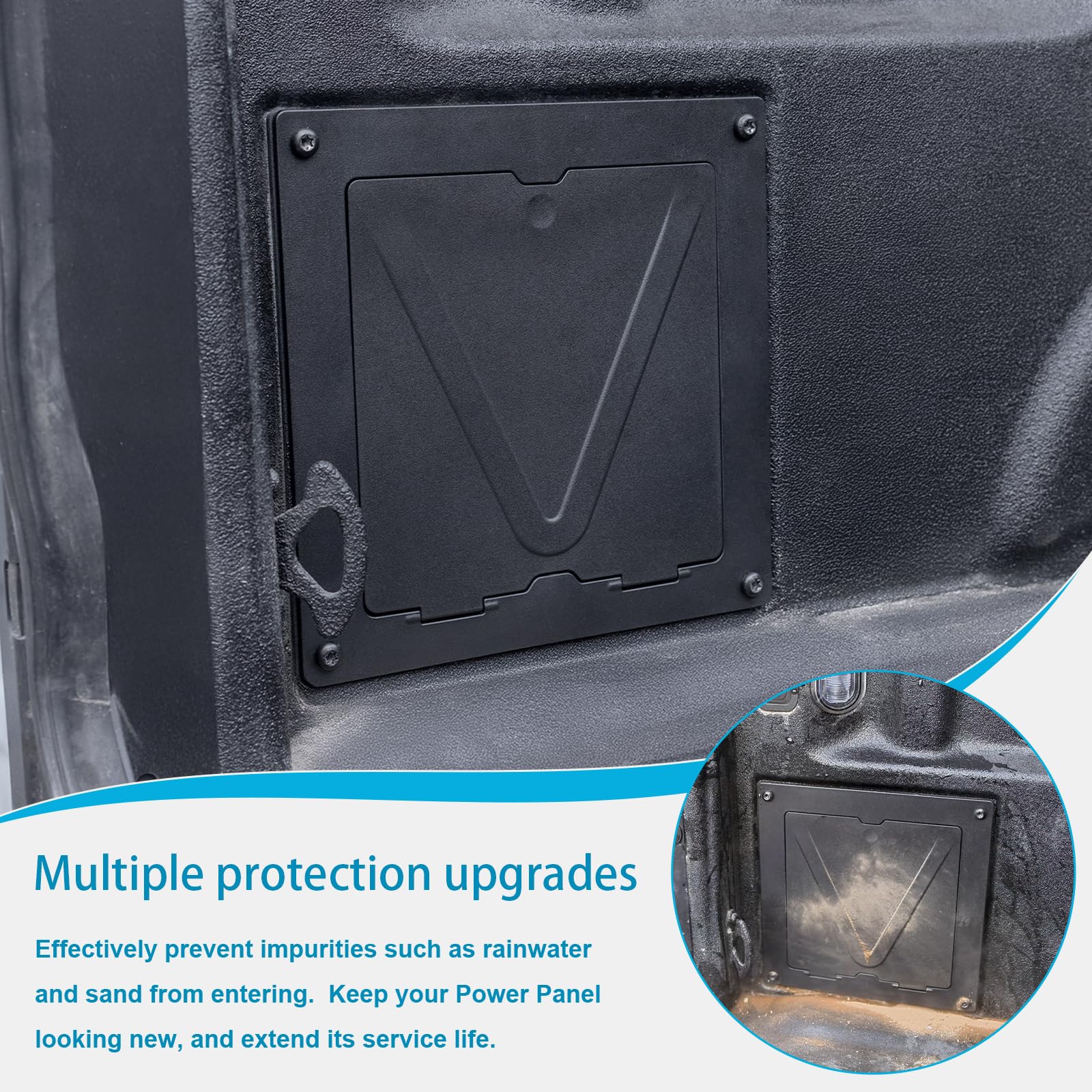 RAVOTOM Power Onboard Cover anti-scratch design preserves the exterior look.