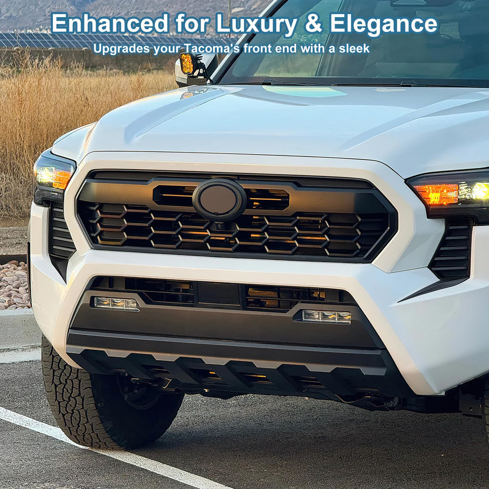 RAVOTOM front grille patch for Toyota Tacoma delivers subtle OEM-style upgrade.