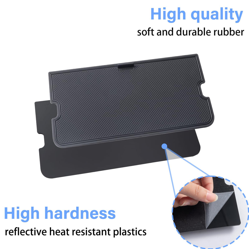 RAVOTOM anti-vibration rubber helps keep items steady.