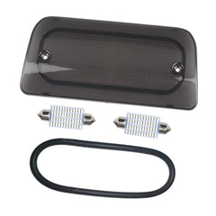 RAVSOFT 3rd brake light lens smoked cover enhances rear visibility.