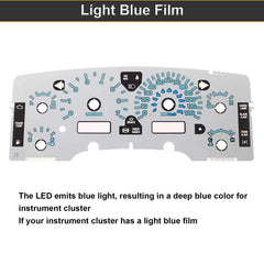 RAVSOFT blue LEDs provide cool operation and long-lasting brightness