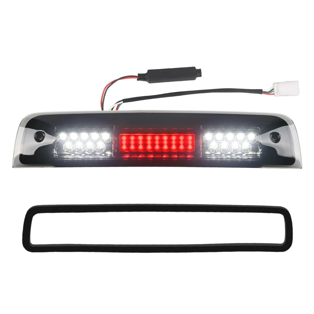RAVSOFT LED 3rd brake light with smoked lens enhances rear visibility for Dodge Ram