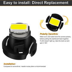 RAVSOFT LED bulb close-up highlighting the single SMD chip for bright white illumination.