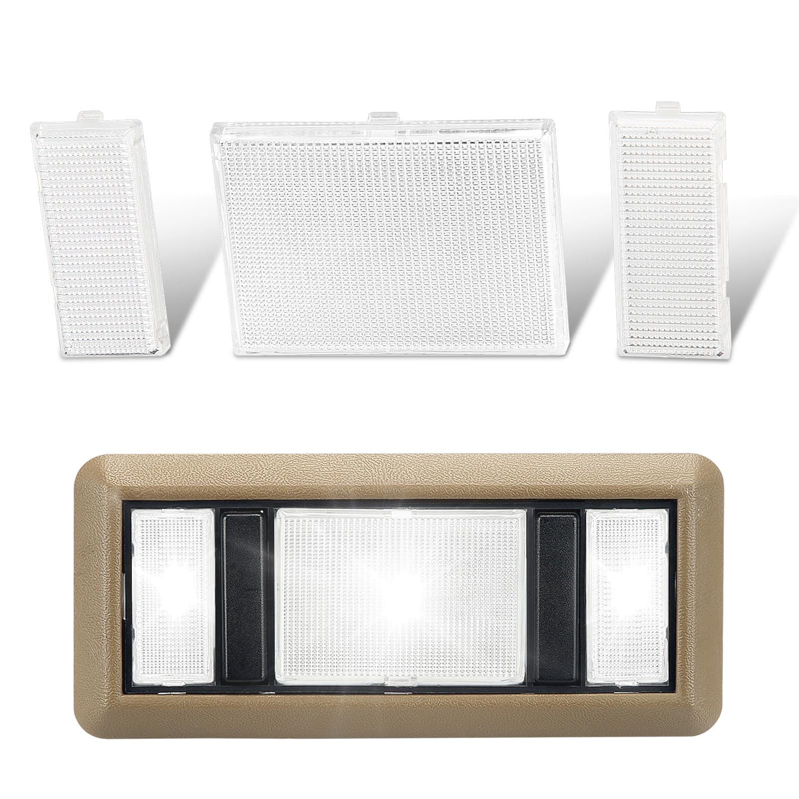 RAVSOFT map light cover with clear lens for Chevy K1500 improving night visibility