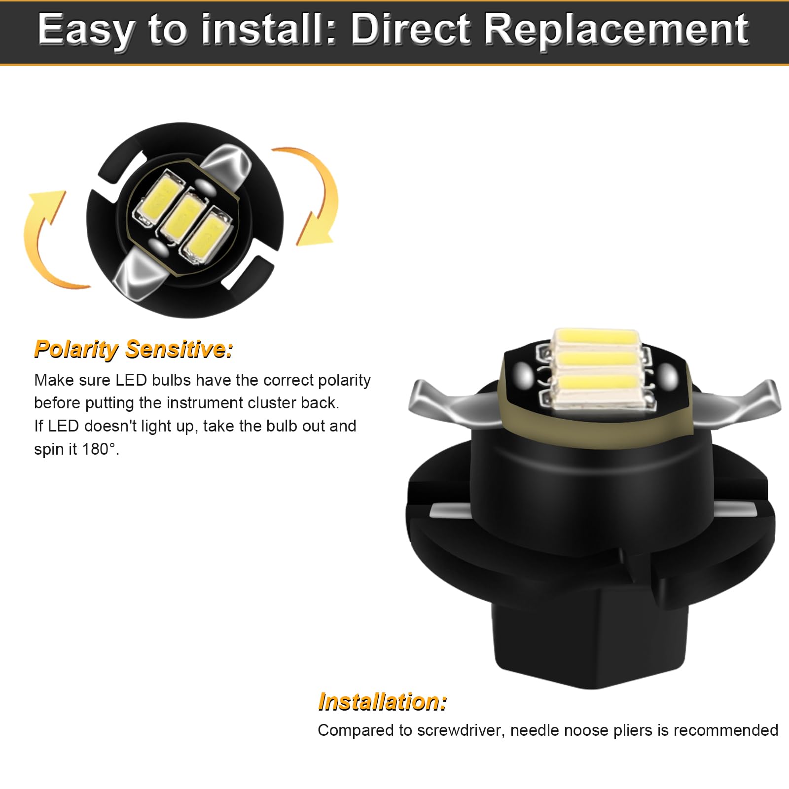 RAVSOFT polarity-aware bulbs help correct orientation for lighting