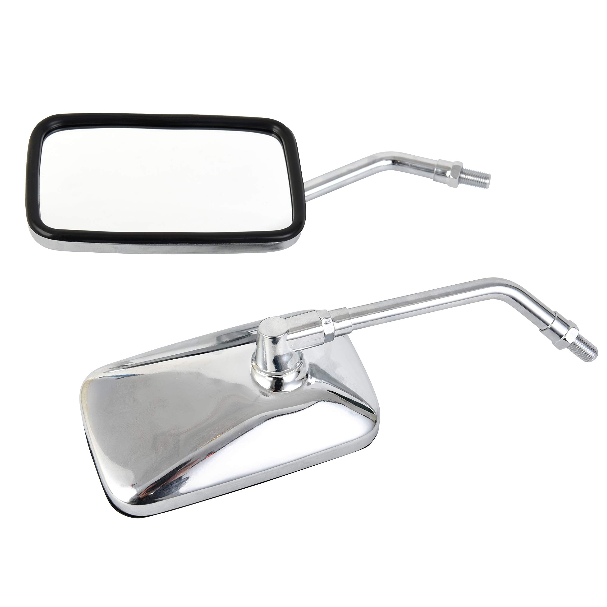 Rawsomes chrome housing and aluminum stem delivering sturdy rear visibility.
